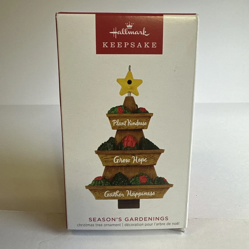 Hallmark Keepsake Christmas Ornament Season's Gardenings Tree 2023 Brand New